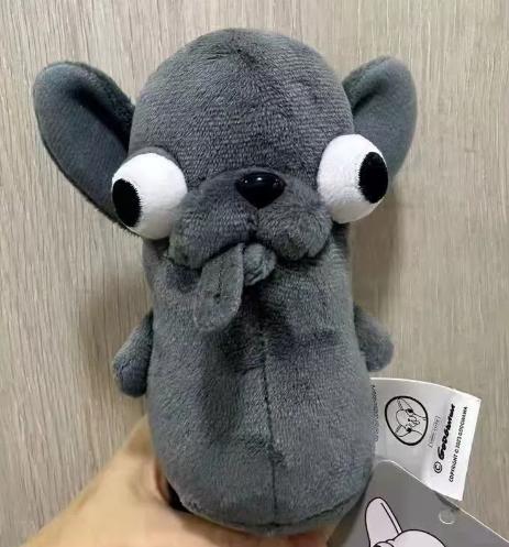 Stuffed Animals Chihuahua Plush Toy Keychain Pendant Puppy Pet Stuffed Chihuahua Doll Kawaii Realistic Chihuahua Simulation Dog
