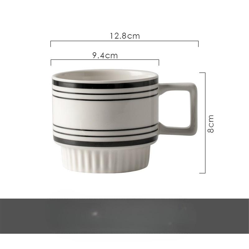 

Кружка керамічна чашка для води офісна жіночий дизайн нішева чашка креативна для хлопчиків та дівчат кавова чашка 350ml