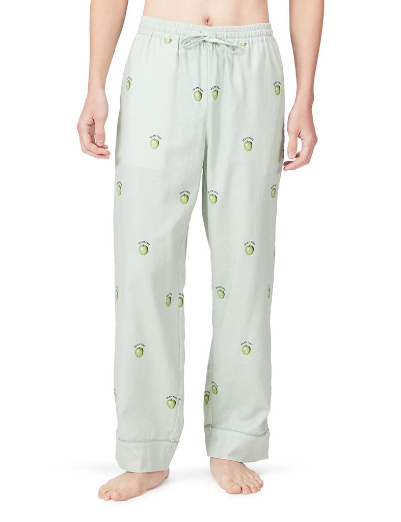 Gelato Pique HOMME Apple Print Pajama Long Pants PMFP224919 Green Medium Men's