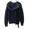 MIHARA YASUHIRO Made In Japan Long Sleeve Grunge Sweatshirts 44 Navy Men's Used