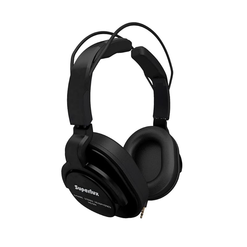 

Superlux Closed type studio monitor headphones HD661 BLACK