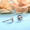 Jewelry Simple Car Flower Stud Earrings Creative Fashion Silver Needle Niche Korean Style Earbone Stud Female Ins