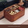 Naijiang New Chinese Style Solid Wood Covered Snack & Fruit Tray