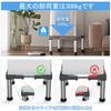 DEWEL Refrigerator Waterproof Dryer Can Be Adjustable Sound Vibration Load Capacity 300kg Stand, Raised, Pan, Stand, Raised, 28-31cm, Length,