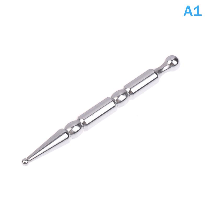 

1Pcs Acupuncture Pen, Facial Reflexology Tools Stainless Steel, Trigger Point Massager Tool, Deep Tissue Massage Tool