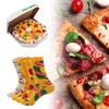 Lustige und farbenfrohe Pizza-Socken-Geschenkbox für Männer und Frauen mit kreativen Designs
