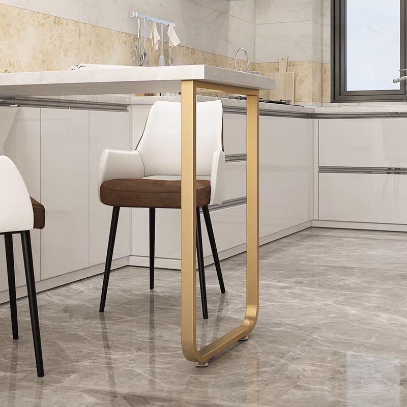 Light Luxury Iron Art Metal Paint Bar Leg Support Hanging Desk Foot Accessories Island Table Support Leg Dressing Table Foot