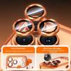Luxury Transparent Electroplating Magnetic Case for 17 Air 16 15 14 13 12 11 Pro Max Plus Lens Protection Soft Back Cover