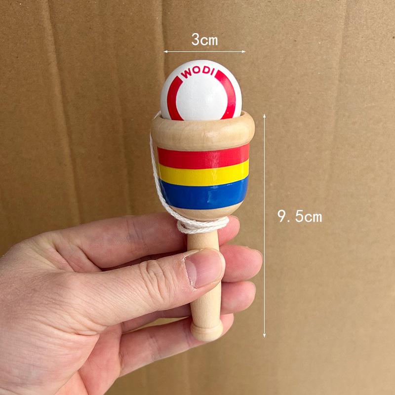 Jade Sword Kendama: Popular Japanese Skill Toy for Indoor & Outdoor Fun—Perfect for Adults and Children To Enhance Balance and Coordination.