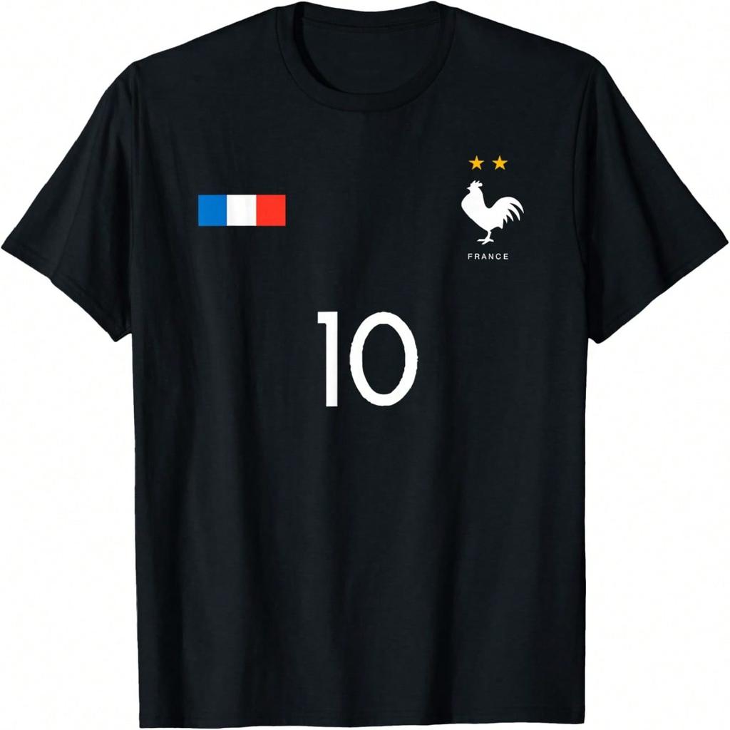 Frankreich Trikot Shirt 10 Französisch Fußball Soccer Herren Damen Kinder T-Shirt
