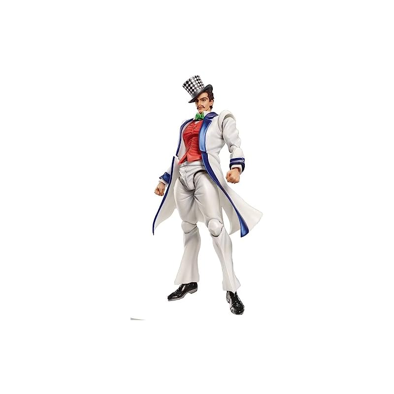 Super Action Statue "JoJo's Bizarre Adventure Part 1" "Will A. Zeppeli" Approx. 160mm PVC & ABS & Nylon Painted Action Figure