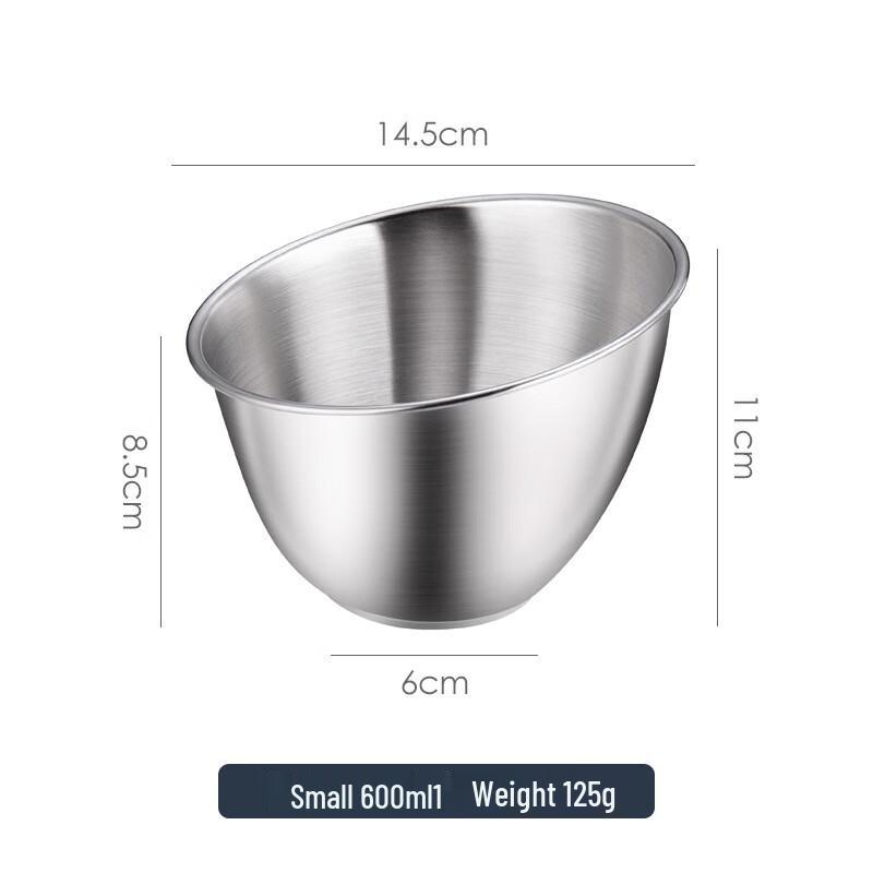 Stainless Steel Oblique Serving Bowl