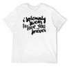 Love You Forever - Eyesasdaggers T-Shirt Anime Stuff Shirts Graphic Shirts Graphic Tees Oversizeds Mens White T Shirts