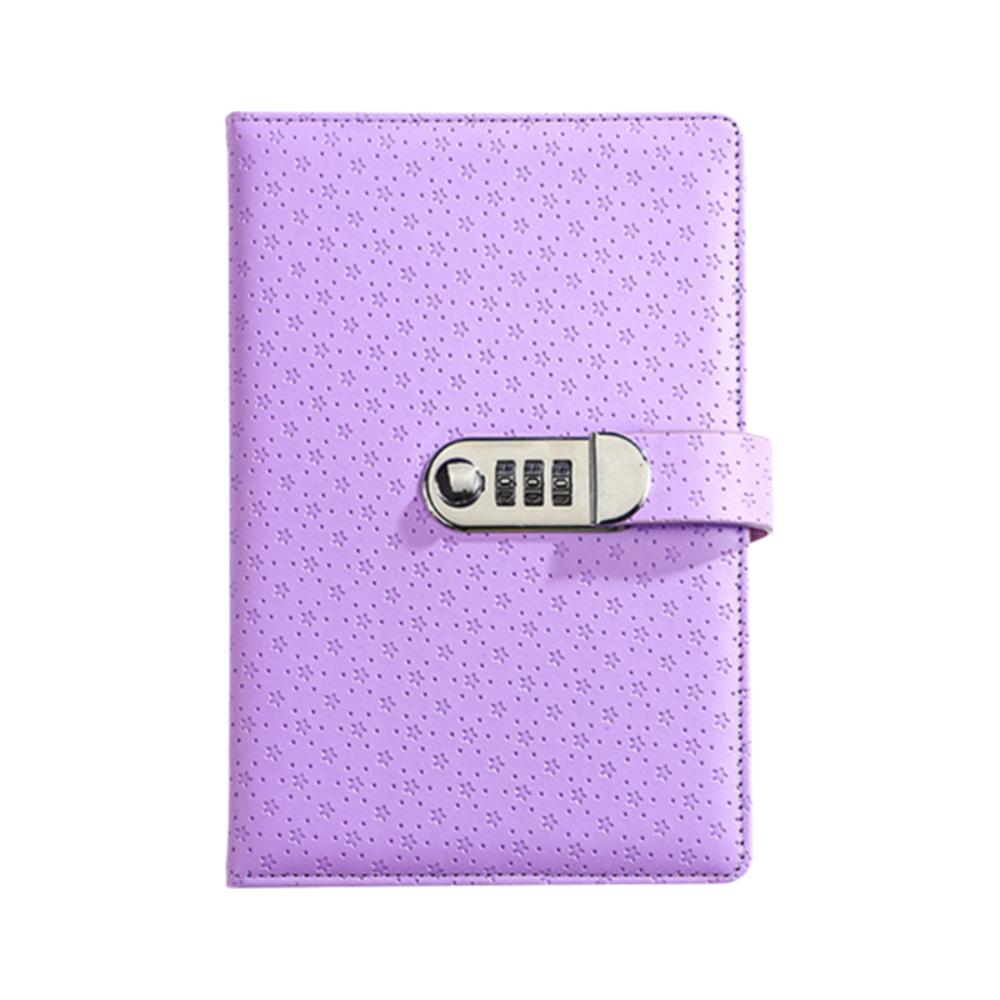 200 Pages Retro Password Book with Lock A5 Diary Notebook  Office School Supplies