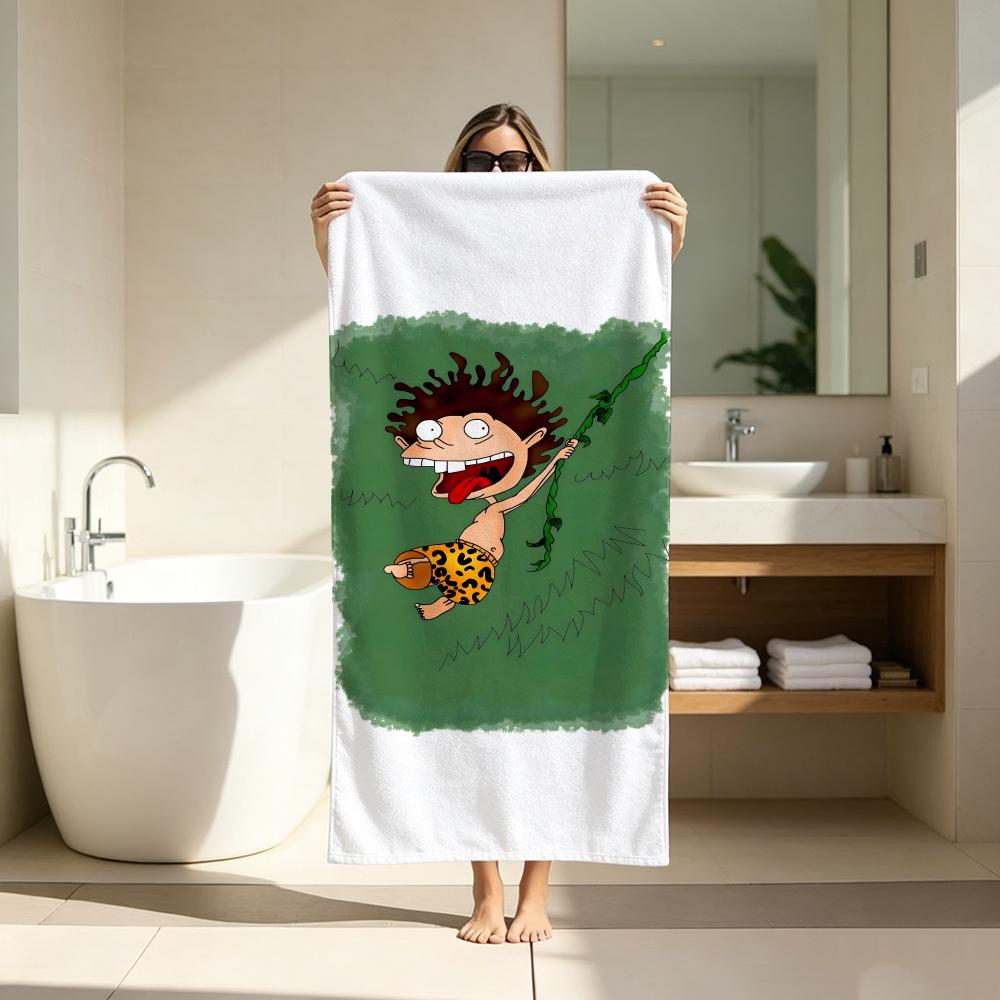 Adventure Cartoon R-Rugrats Towel Microfiber soft Beach Towel for Travel Fitness Sauna Bathing Camping