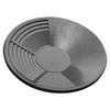Gold Pan, Panning Dish, for Dredging Exploration and Gold Panning, Black Panning Dish, Gold Panning Tool, Manual Cleaning Gold Panning Device for Gold