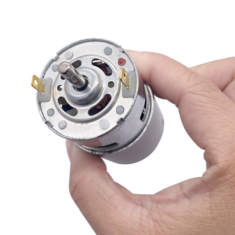 775 Motor 80W 288W Double Shaft Length 16mm DC 12V-24V High Speed 4000rpm 12000rpm Large Torque Ball Bearing Engine Cuting Tool