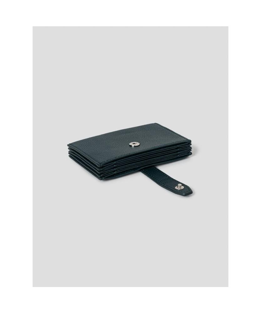 Beanpole Accessory Leather Accordion Wallet Green