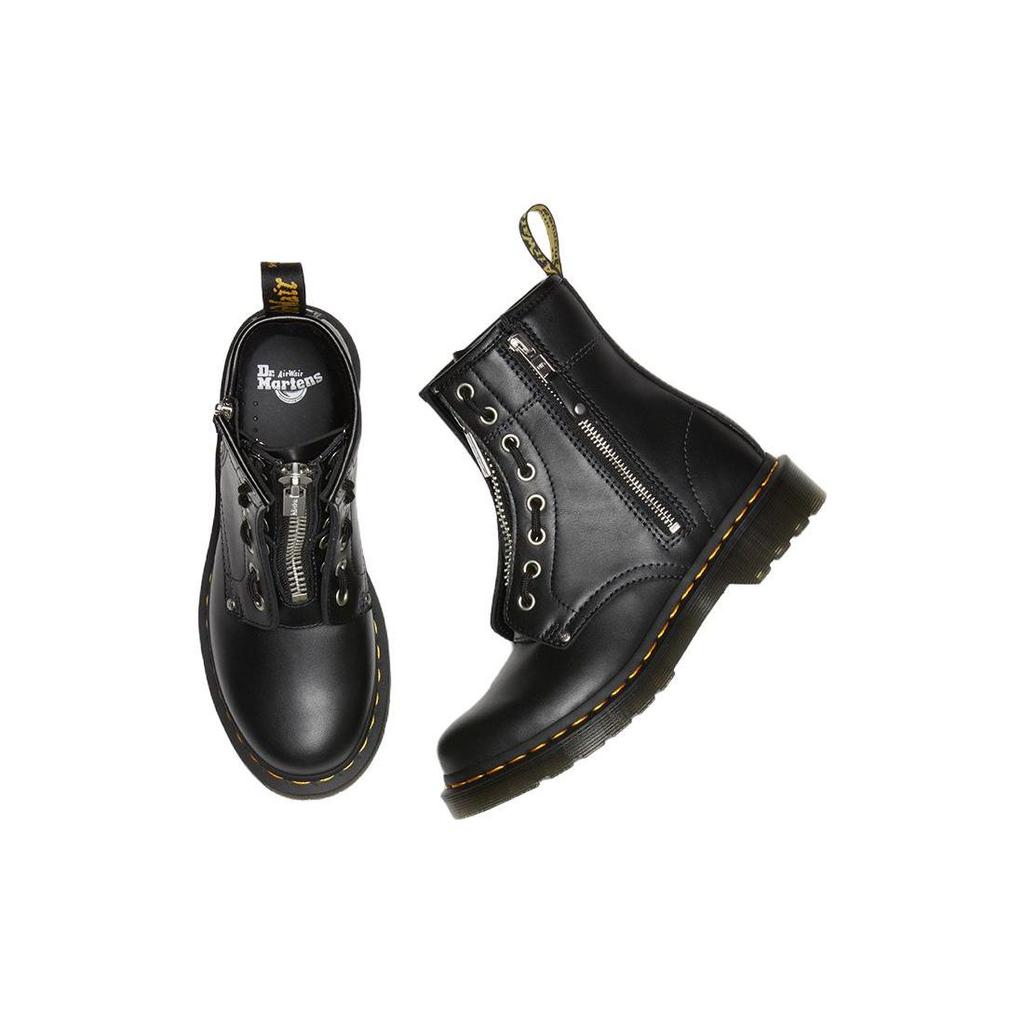 Dr. Martens 1460 Leather 8 Eyelet Short Boots Women Boots Black 27629001