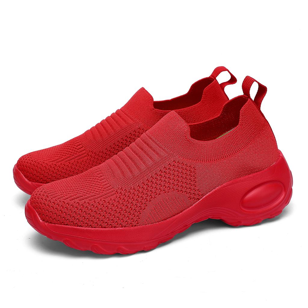 Shallow Slip In Walking Shoes Ladies' Thick Soled Fashionable Casual Shoes Comfortable Walking Sports Shoes
