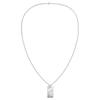 Calvin Klein Solid Color Design - Necklace Men Accessories Silver CKJ35100033
