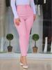 2024 Spring/Summer Women's Casual Slim Fit Versatile Nine-Point Commuting Suit Pants