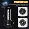 LSlight 2X D2S 6000K Car Xenon HID Bulbs White Lamps 12V 35W Headlight Wanted For Infiniti QX70 Headlamp Light Fitment