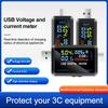Type-C/USB Tester Digital Voltmeter Battery Capacity Tester Voltage Current Meter Ammeter Detector Power Bank Charger Indicator