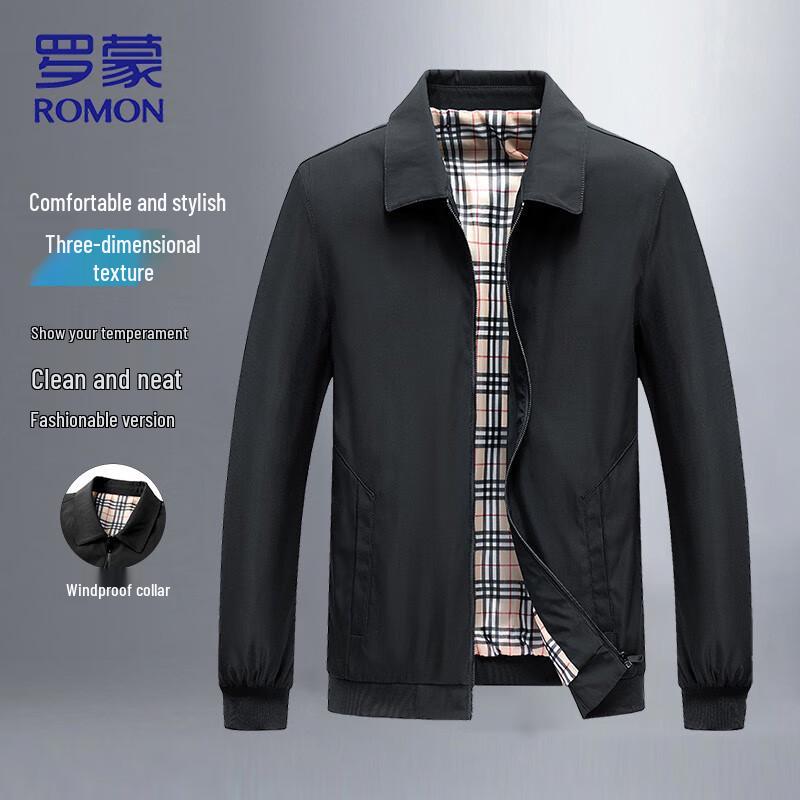 Romon Men s Autumn/Winter Business Casual Jacket 3XL