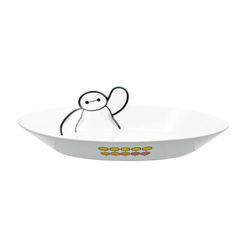 Disney Dinner Pasta Diameter 24 x Depth Miscellaneous san4516 "Baymax" Plate, Plate, Approx. 6cm, Goods, Tableware, Goods, White,