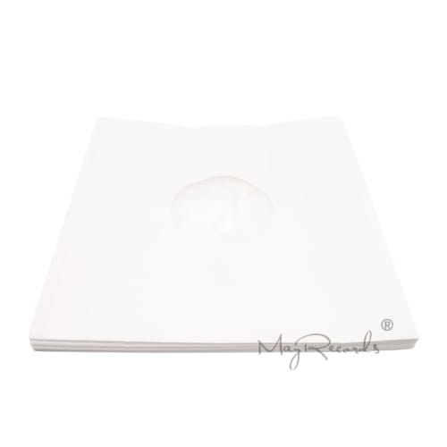 MayRecords 20 Protective Kraft Paper Bags for 12-inch LD/LP Records, with PE Center Protective Film, Anti-Static