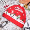 2pcs/set Snowman Christmas Car Seat Cover Cartoon Auto Headrest Decorative Hat  Car Decor