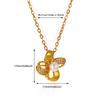 Corss CZ Love Triangle Lucky Birthday Necklace Jewelry For Women Girls Luxury Temperament Gold Color Romantic Choker Gifts