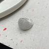 Elegant Adjustable Hollow Round Ball Ring for Women - Versatile and Fashionable Index Finger Jewelry