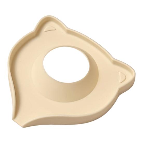 

Силіконовий захист від бризок на кран Милий мультяшний уловлювач крапель зі зливним отвором Гнучкий Легко встановлюється Килимок для крана для кухонної раковини ванної кімнати бежевий