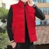 Down Jacket Men's Solid Color Vest Winter Jacket Fashionable Loose Versatile Thickened Warm Vest Couples Going Out Large Size