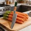8 Inch Kiritsuke Knife 67-layers Damascus Steel Blade Chef Cleaver Meat Slicing Vegetables Kitchen Knives Resin & Wood Handle
