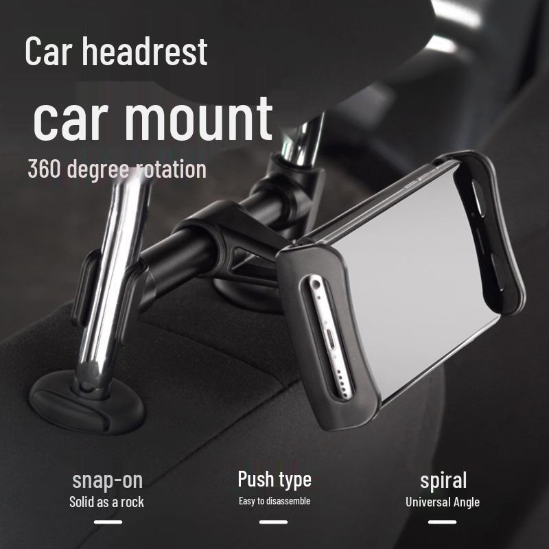 Support télescopique pour tablette et téléphone pour siège arrière de voiture
