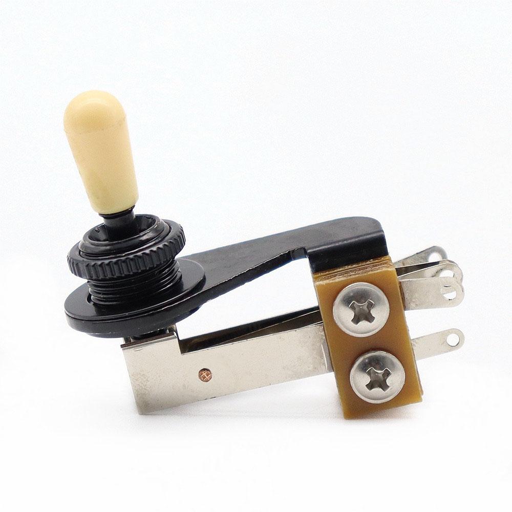 1Pcs L Type 3 Way Guitar Switch Plastic Tip Guitar Pickup Selector Toggle Switch For Electric Guitar