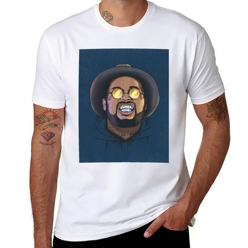 Schoolboyq Gold Tshirt Relaxed Fit Casual Short Sleeve Top