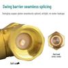 All-Copper Horizontal Check Valve for Water Pumps: 1/2", 3/4", 1" Sizes (DN15, 20, 25)