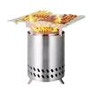 Long Lasting Tabletop Fire Stove Stainless Steel Fire Pit for Enhancing Outdoor Camping and Picnics Experience Smokeless