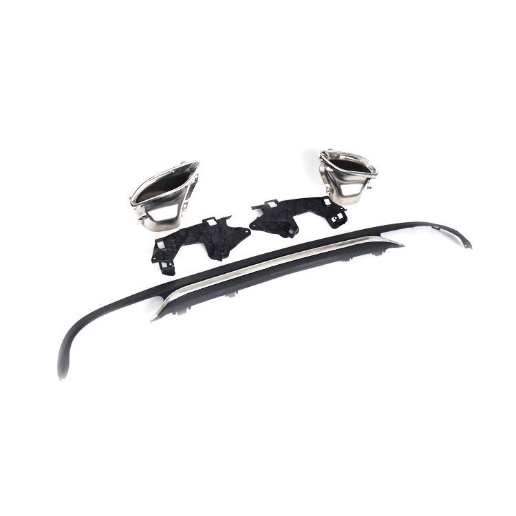 M-B 14w212 Exhaust Tail Kit: E260/E300 Rear Lip & Nozzle