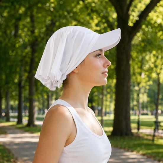 Women Turban Hat, Ethnic Style Sun Protection Hat with Widened Brim, Toe-Cap Fit Sun Hat for Outdoor Activities Hiking Beach Travel