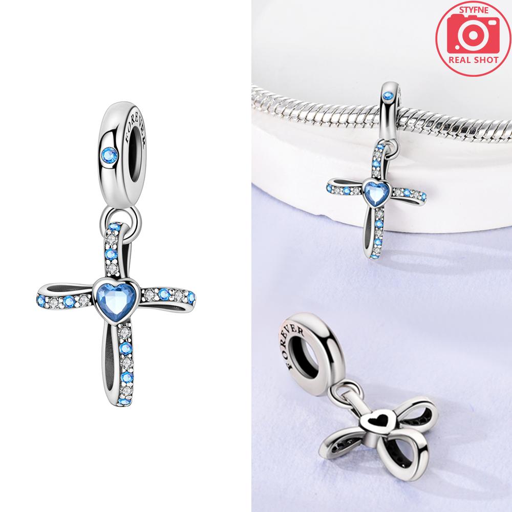 Beads Blue Series Fit Bracelet Charms Diy Original Fashion Charm Copper Pendants For Jewelry Maing Fine Gift Accessory