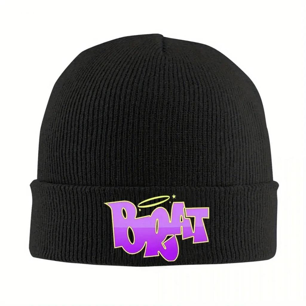 Brat Music Knitted Caps Womens Unisexs Beanie Winter Hat Charli XCX Album Warm Caps