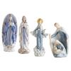 Jesus Christ Statue Sculpture Mary Statuette Figurine Christian Catholic Holy Object Modern Home Ceramic Decoration