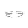 For Cadillac XT4 2019-22 Matte Silver Car Steering Wheel U Type Cover Trim 2PCS