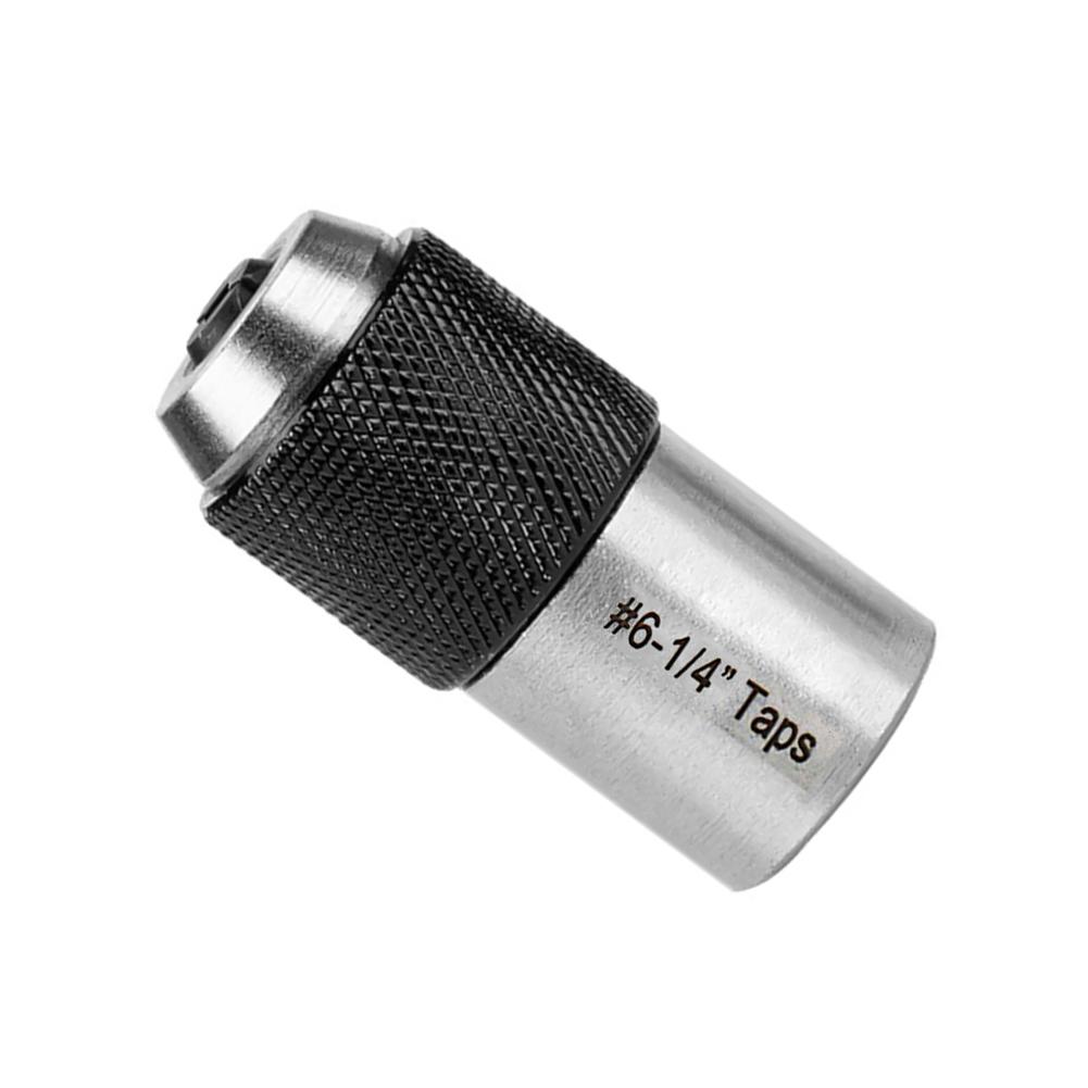 Tap Socket Ratchet Tap Wrench 3/8 inch Drive Hand Tool 1/4-1/2 Taps, 0-1/2 Taps Tapping Socket Set Tap Socket Adapter