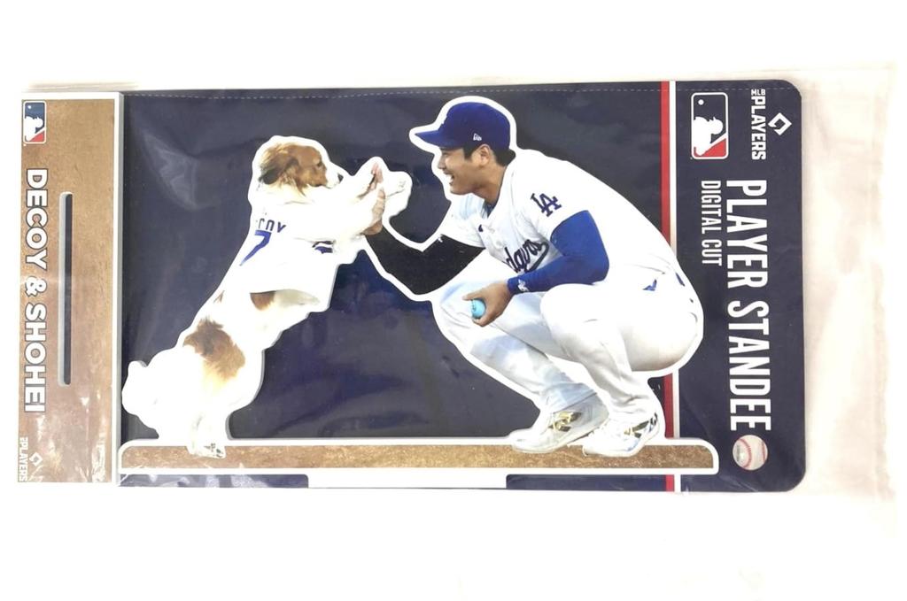 Shohei Ohtani & Dekoppin Player Stand, Los Angeles Dodgers Opening Pitch, Official MLB Dog Decoy [Parallel Import]